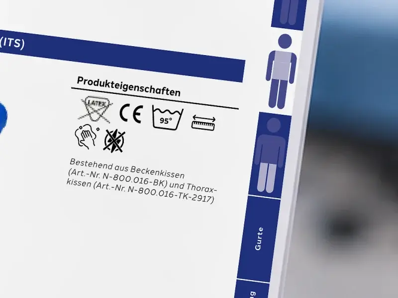 Detail des Registers mit aktiver Region